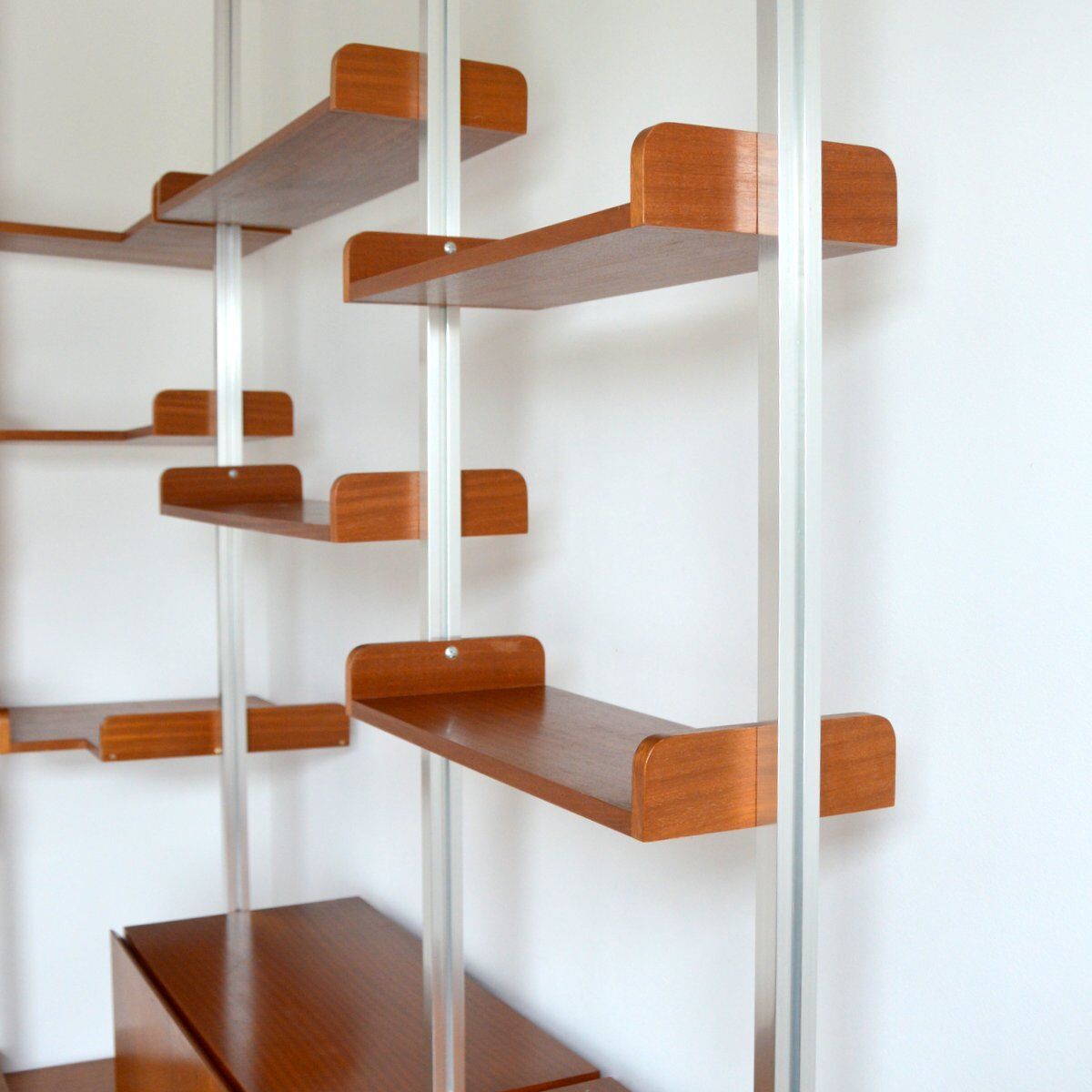 Corner bookcase 1970
