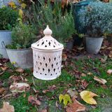 Poterie marocaine , lanterne , terre cuite