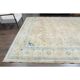 1970s Vintage Persian Handmade Wool Cotton Yellow Area Rug 280x381