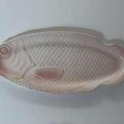 Service poisson Salins les Bains  assiettes plat et saucière