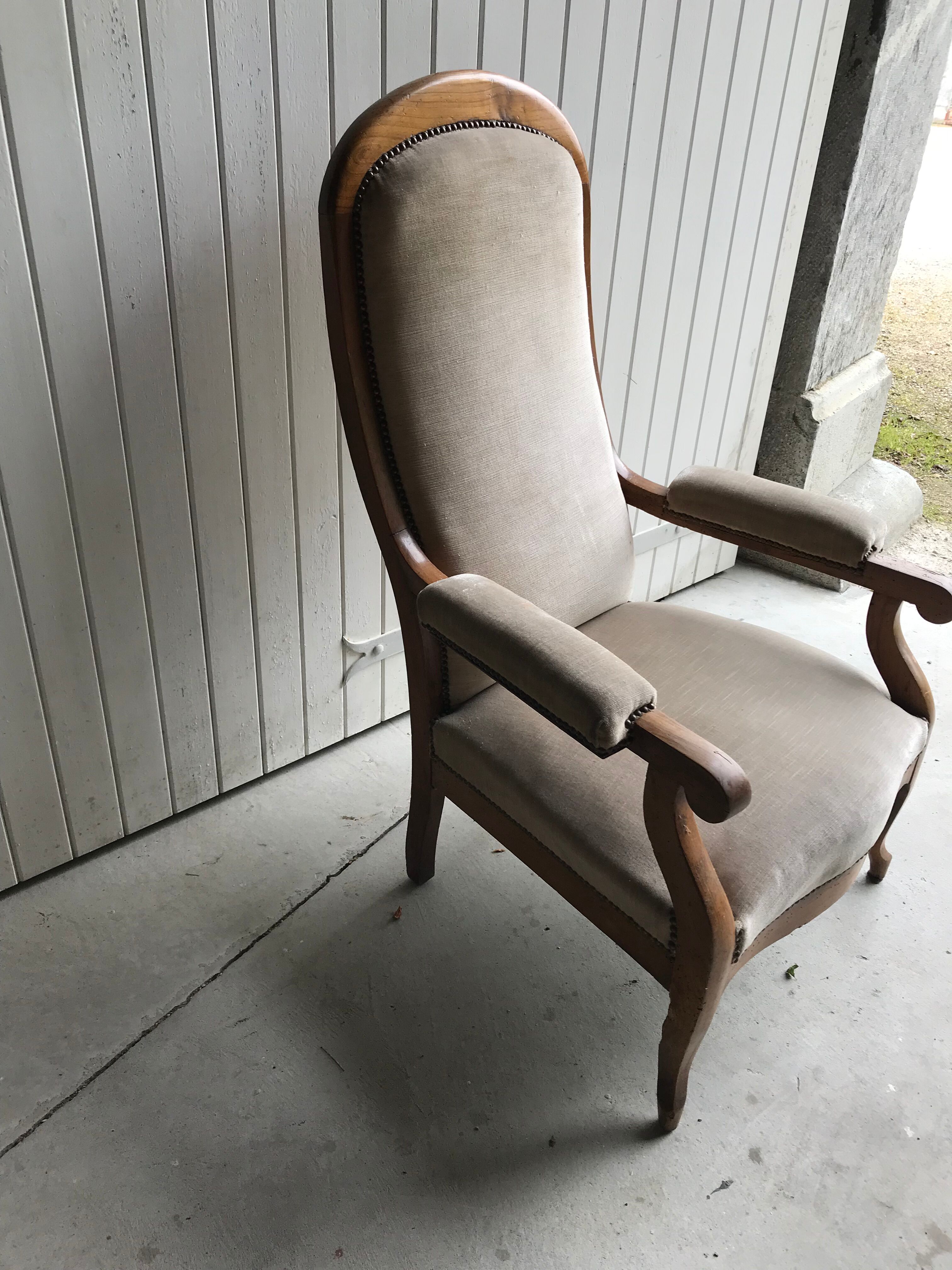 Former voltaire armchair