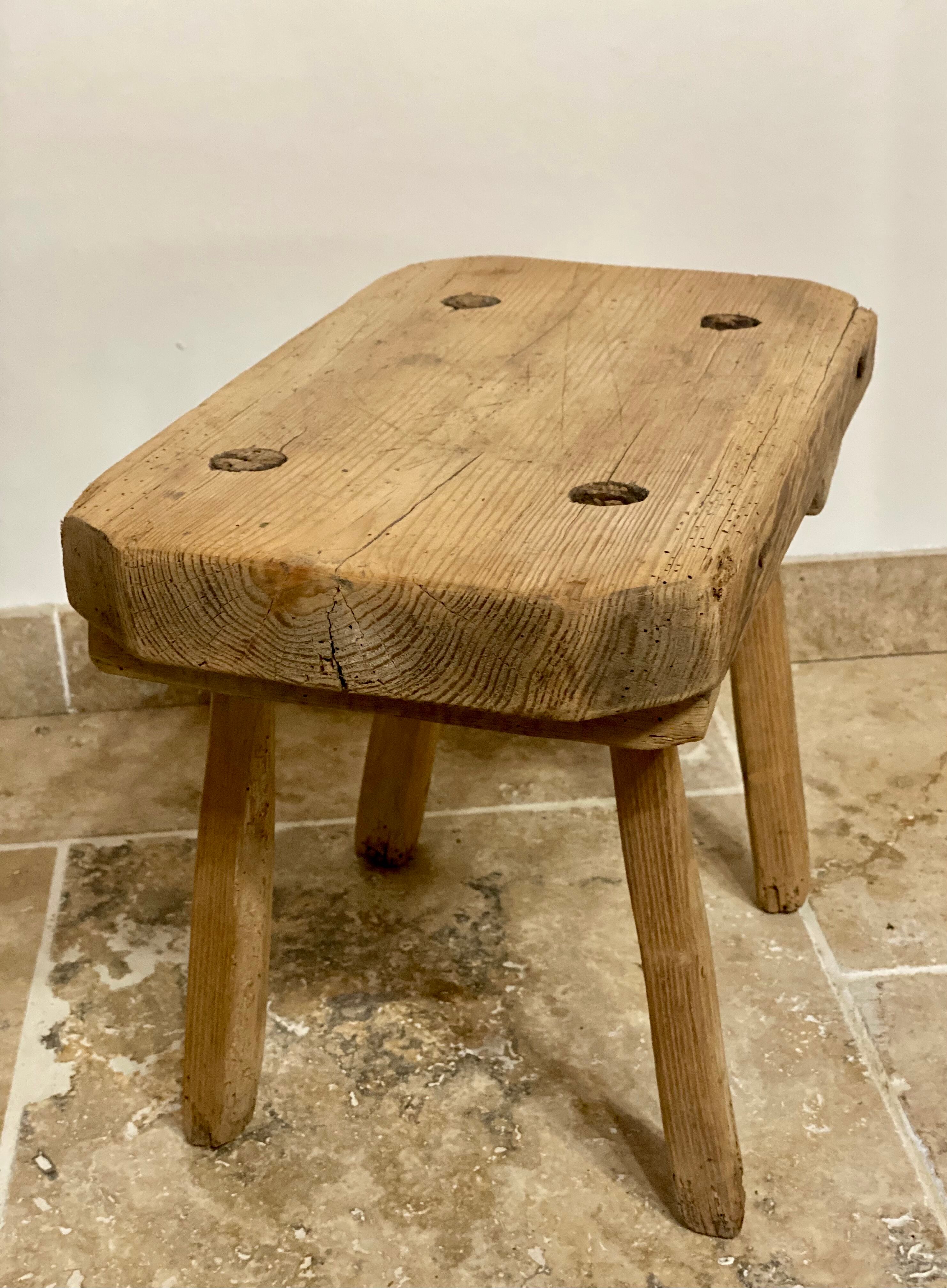 Brutalist milking stool