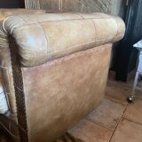 Chesterfield patchwork armchair
