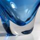 Large crystal glass fruit bowl by Focke & Meltzer Amsterdam