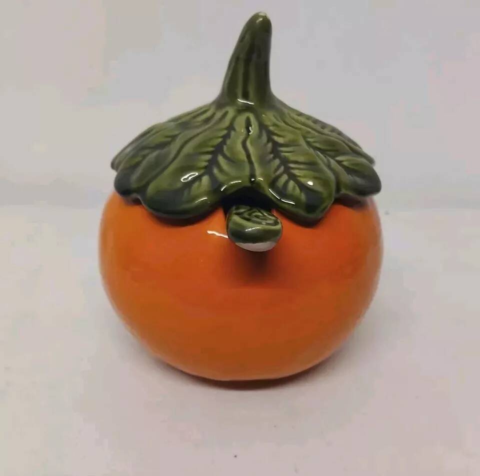 Vintage Barbotine Saucepan/Mustard Pot