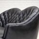 1960s, Scandinavian sofa in black furniture leather.