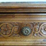 Bedside table - early 1900 - marble/ceramic