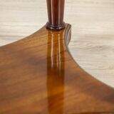 Late 19th Century Biedermeier Mahogany Oval Side Table, 1890s