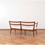 Canapé en teck norvégien par Fredrik A. Kayser et Adolf Relling pour Arnestad Bruk