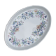 Plat oval à décor floral wedgwood