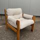Fauteuil brutaliste design Gillis Lundgren 1976