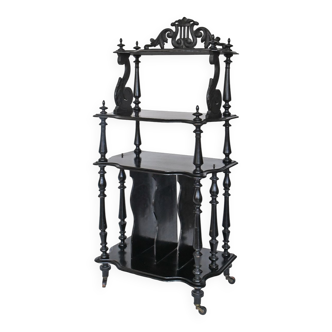 Music cabinet or sheet music cabinet in the Napoléon III style