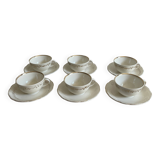 Set of six Villeroy and Boch cups