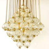 Murano crystal for sculpture chandelier 1970