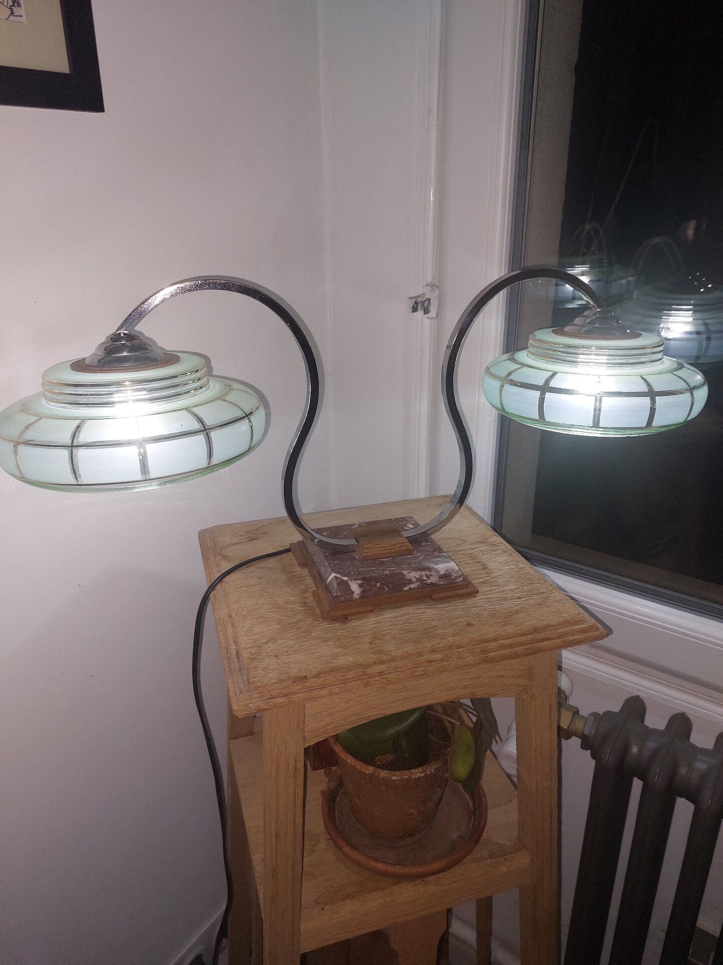 Paire de lampe style Art deco