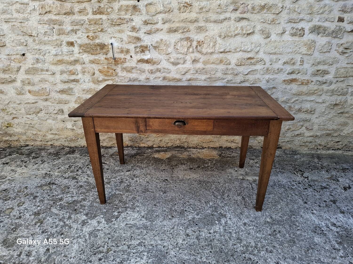 Oak farmhouse table