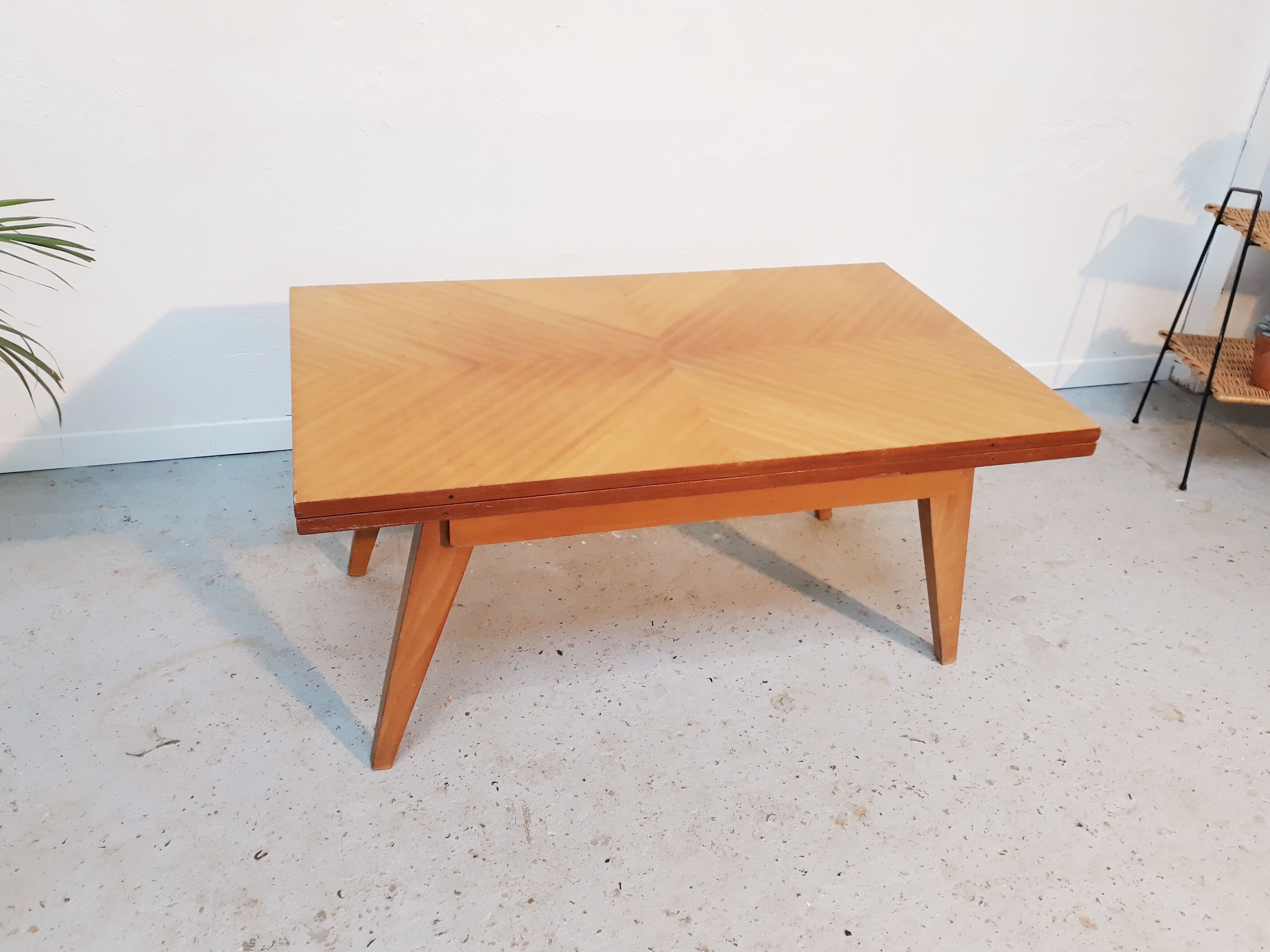 Albert Ducrot portfolio liftable vintage coffee table