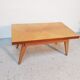 Table basse vintage relevable portefeuille Albert Ducrot