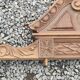 Ancient walnut pediment