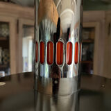 Lustre 70’s verre chrome et orange