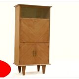 Secretary bar solid wood light years 1950/1960