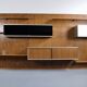 MODULAR WALL SYSTEM WITH ROSEWOOD PANELS GEORGES FRYDMAN 1970s