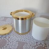 Gold and silver ice cube tray