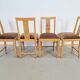 Arts and Crafts Dining Chairs, 1930s, Set of 4