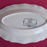 Plat de service ovale Obernai Faïence de Sarreguemines 27,2 cm x 16,7 cm