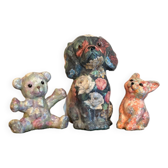 Ceramic animal figurines