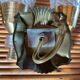 Pair of double sconces in brass 1950