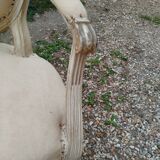 Antique armchair in Louis XVI style, 19th century.