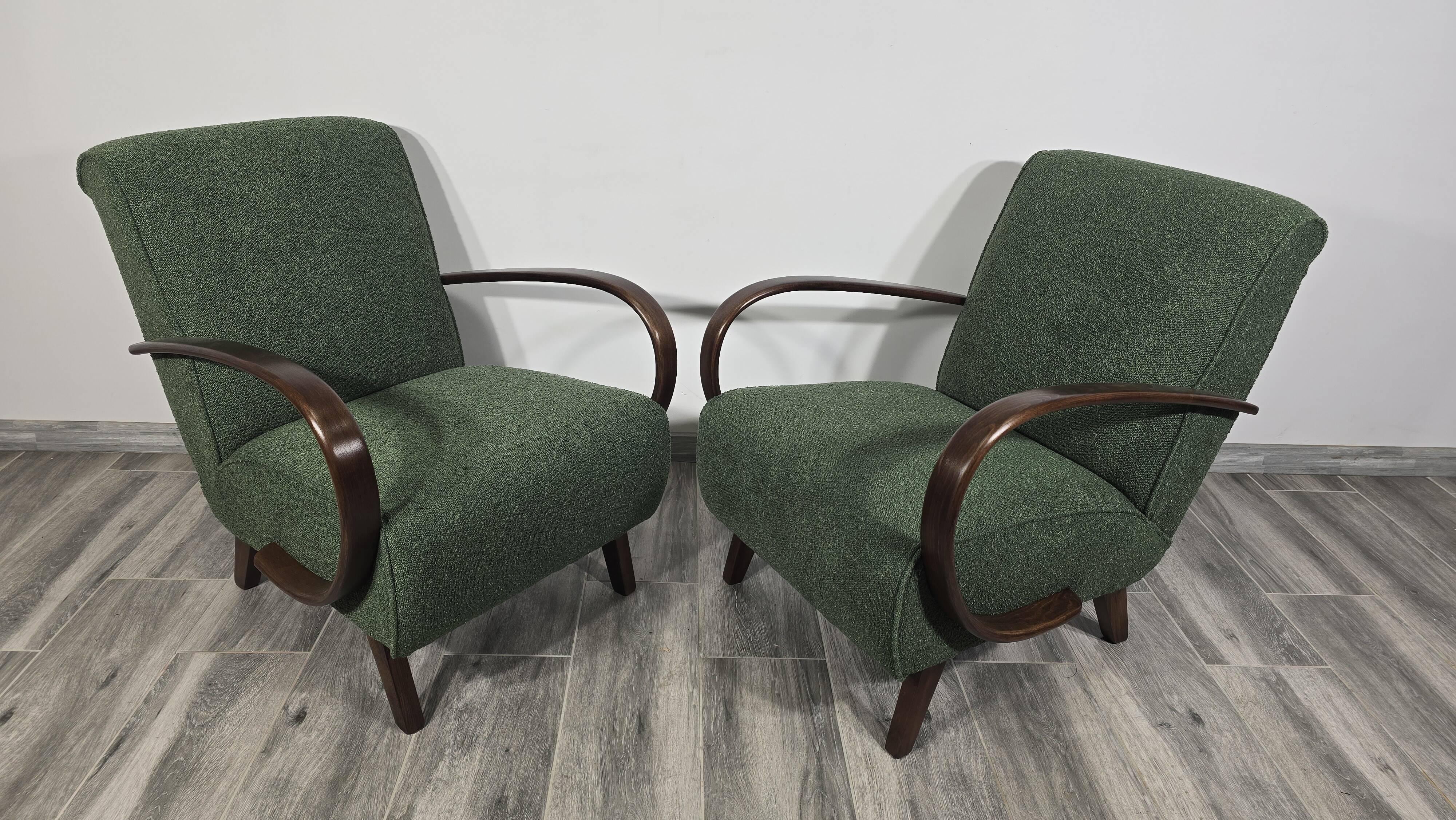 Lounge Chairs from Jindrich Halabala, 1940s, Set of 2