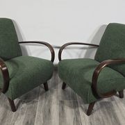 Chaises longues de Jindrich Halabala, années 1940, ensemble de 2