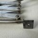 Old large industrial accordion wall lamp