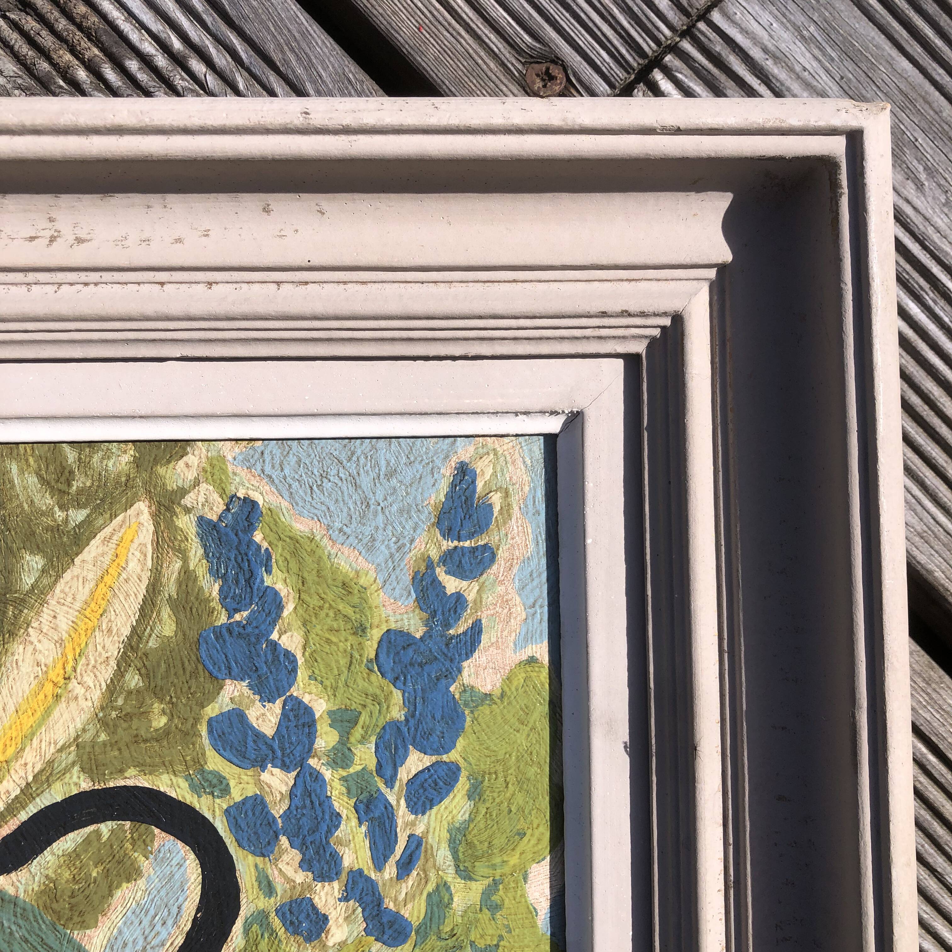 Framed painting