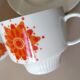 Lot 12 tasses à café et pot à lait en porcelaine Ak Kaiser années 70