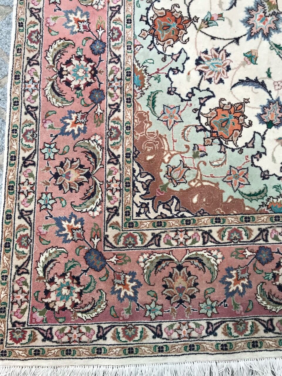 Persian tabriz carpet end 153x219 cm