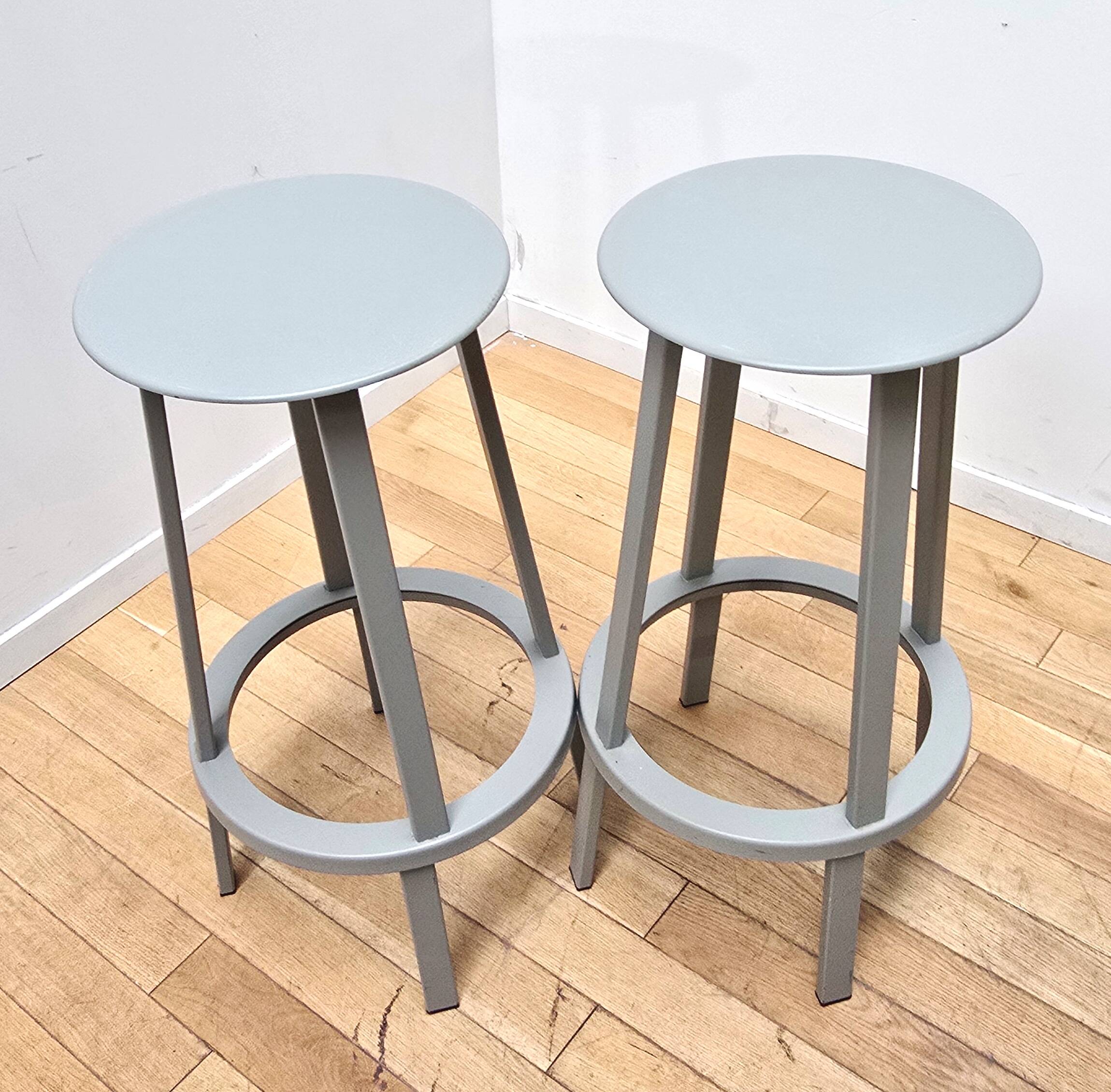 Paire de tabourets Revolver, Hay