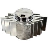 Vintage Modernist  SAROME Japan Table lighter brutalist space age