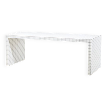 Table à manger Quaderna rare, première édition, par Superstudio Italie, 1969