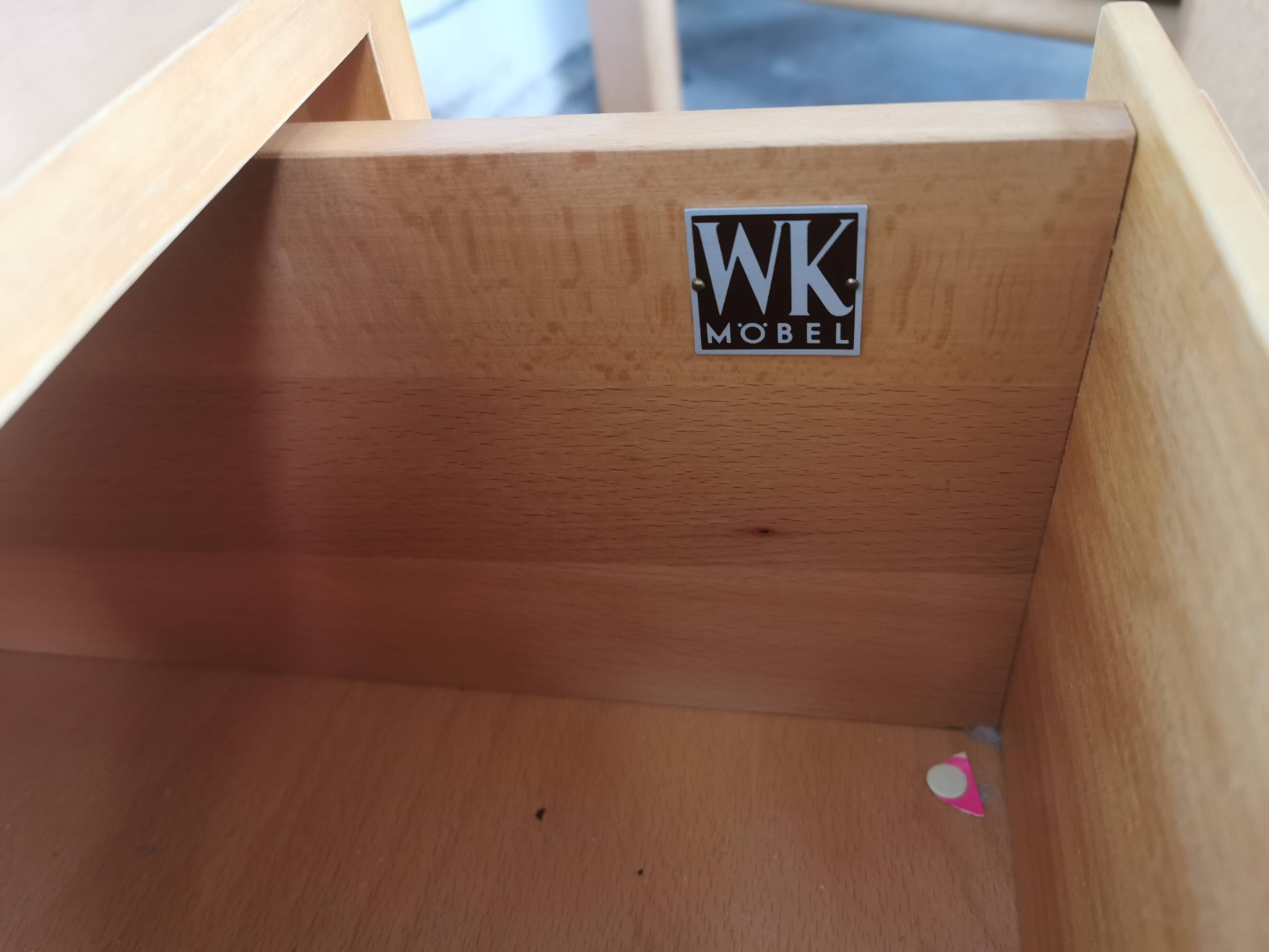 MK Mobel chest of drawers in elm from the 70s