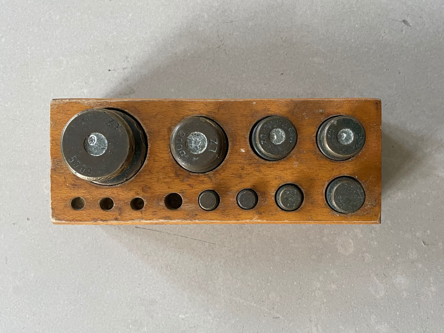 Lot of old balance weights