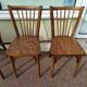 Lot de 4 chaises de bistrot bois Baumann
