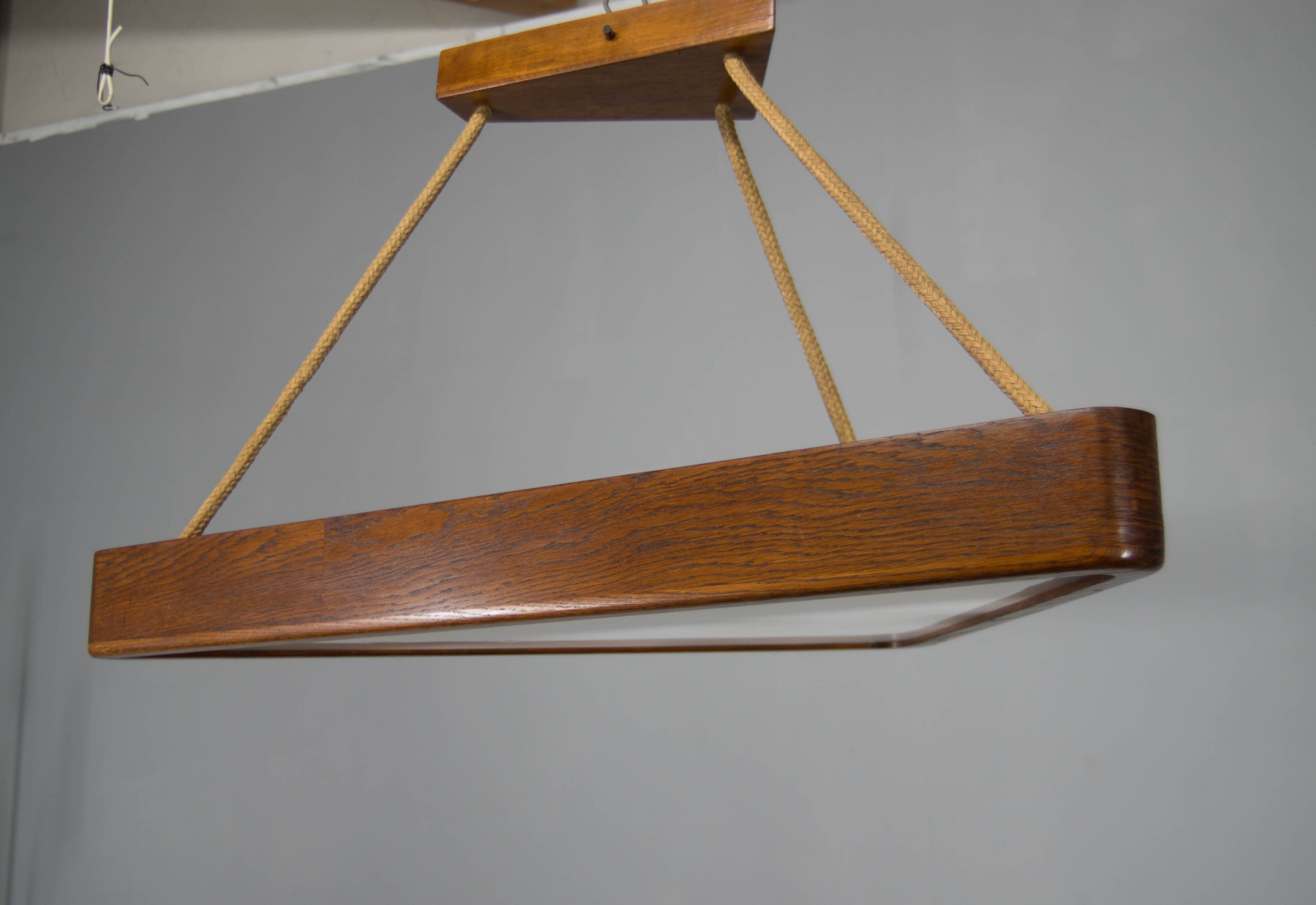 Mid-Century Modern Pendant Light by ULUV, 1960s – Restored