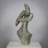 Shona warrior hand-carved sculpture