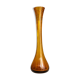 Vase Soliflore Vintage Années 70 Verre Bullé Ambre – 39 cm – Décoration
