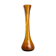 Vase Soliflore Vintage Années 70 Verre Bullé Ambre – 39 cm – Décoration