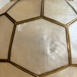 Lustre nacre et laiton