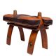 Two Tone Leather Camel seat 1960s Egypt